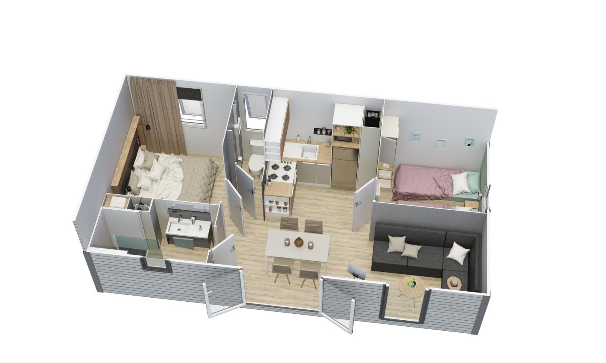 Happymobilhome Argeles-Sur-Mer -Plage A 500M- Camping 4 Etoiles Del Mar Eksteriør billede
