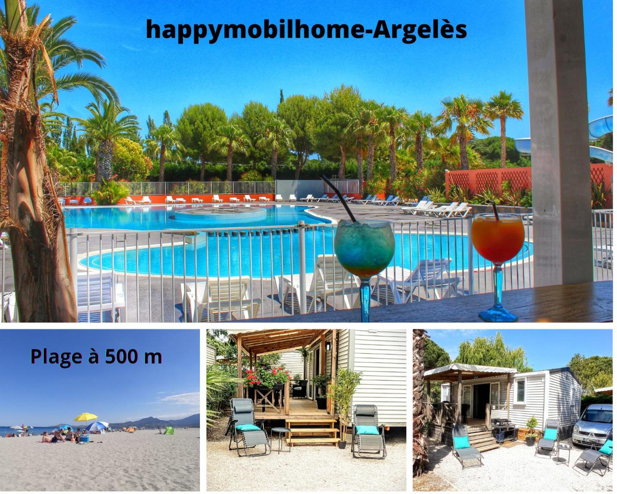 Happymobilhome Argeles-Sur-Mer -Plage A 500M- Camping 4 Etoiles Del Mar Eksteriør billede